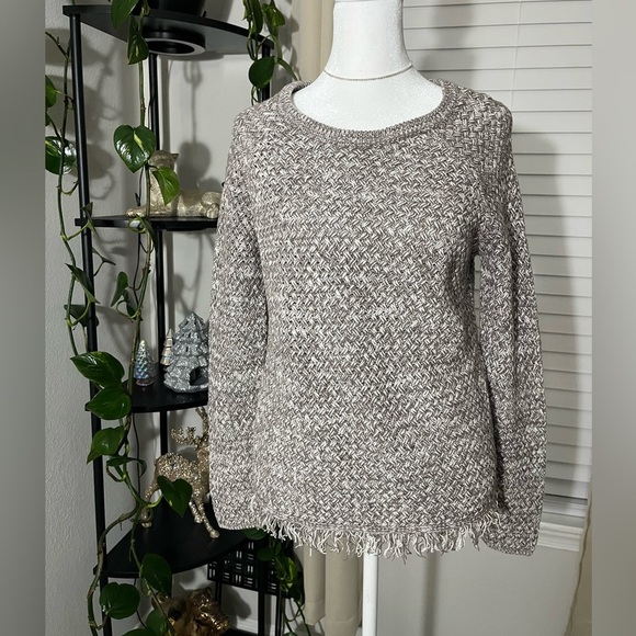 Lucky Brand Fringe Knit Sweater - Picture 1 of 5